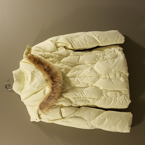 Pastel Yellow Down Jacket - Picture 2 of 7